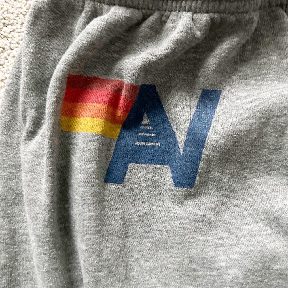 Aviator Nation Womens Logo Sweatpants Heather Grey Sz M - Picture 3 of 7